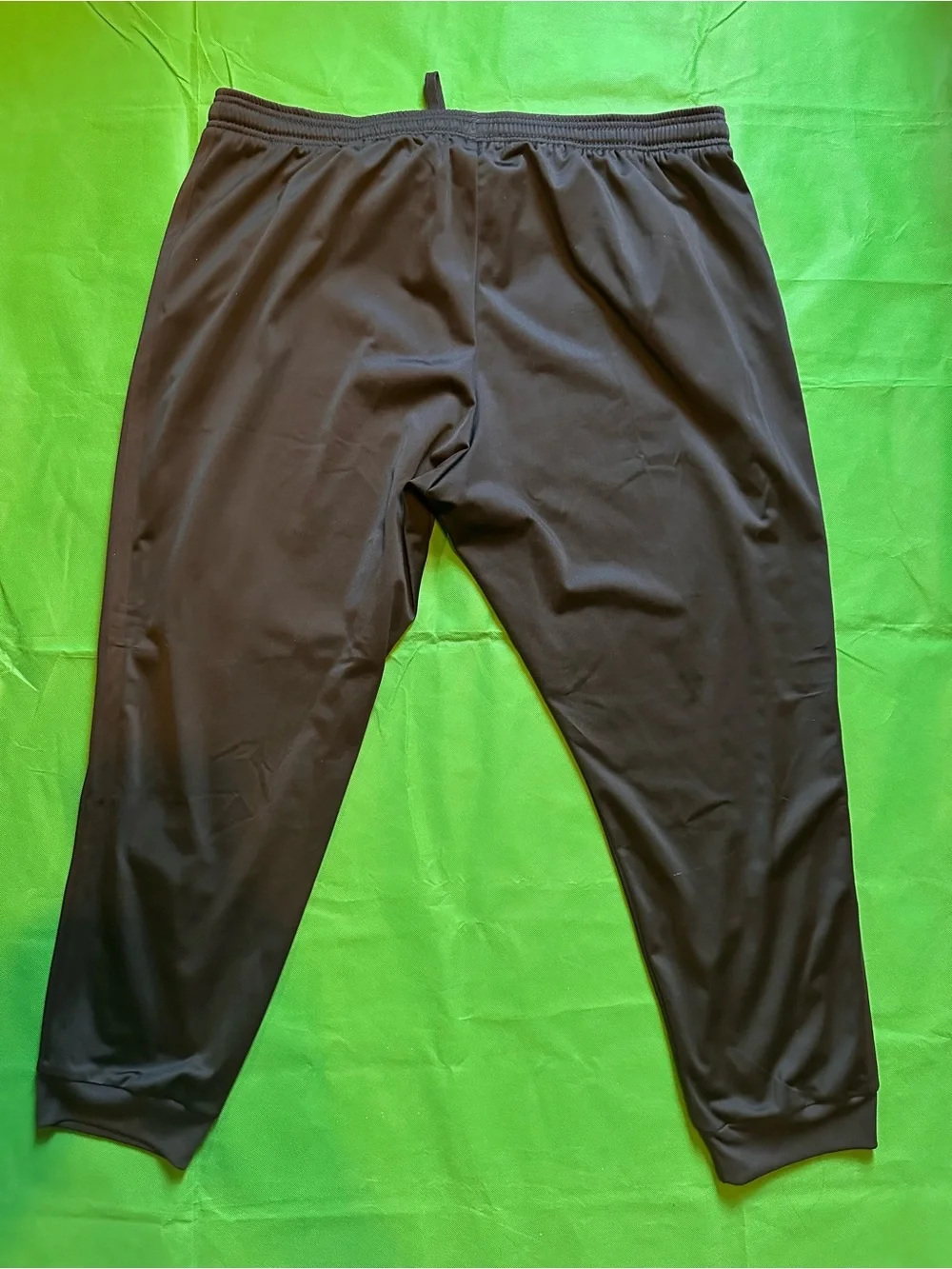 Adidas 3-Stripes Tricot Track Pants Black 3XL Tapered Joggers JI8810